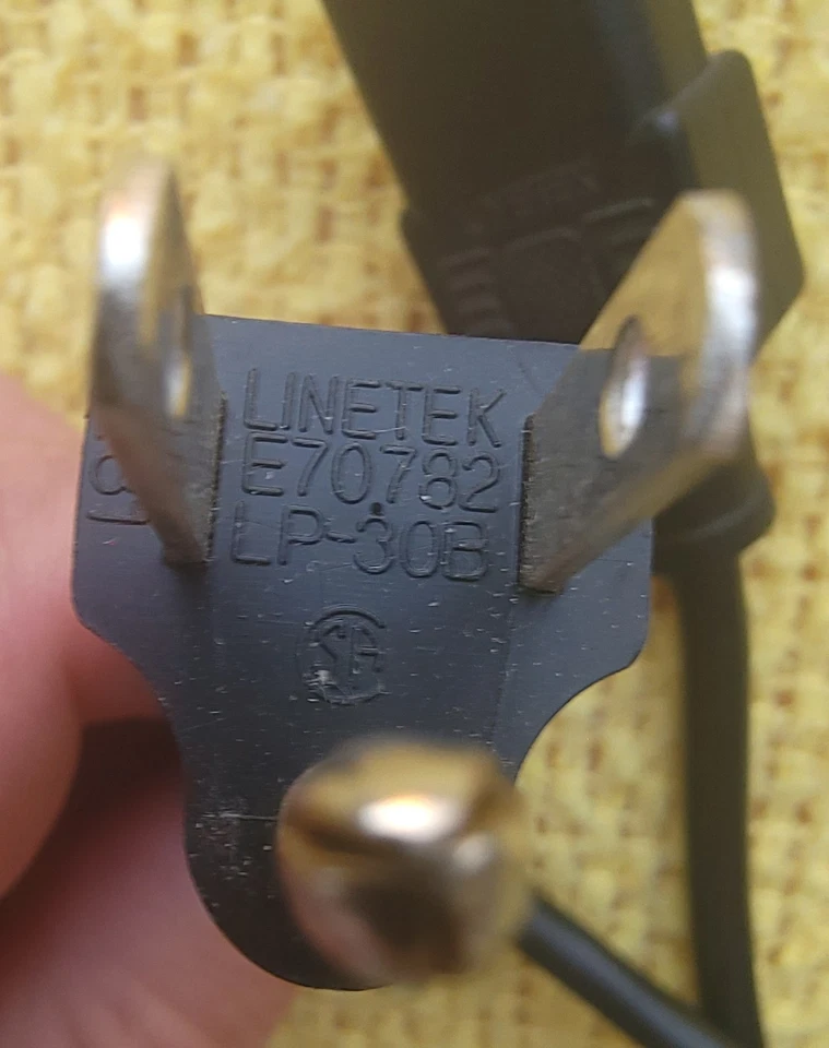 6ft AC Power Cord Cable For Linetek 125v 10A LS-13 E70782 Adapter -F - Image 4 of 4