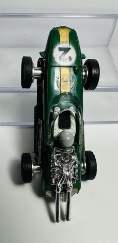 Aurora Vintage Repco Brabham RARE 1960’s Green T-Jet HO Slot Car! Runs! - Picture 6 of 11