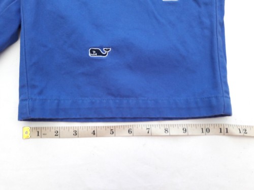Vineyard Vines Size 34 Logo Allover Men's Shorts Blue Whale Logo Club Golf - Picture 5 of 7