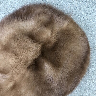 Vintage MONET John Wanamaker Philadelphia Mink Fur Hat  display picture 1