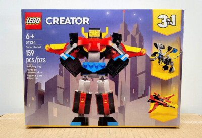 LEGO  Creator Super Robot, 3-in-1 31124 Outer Box Little Damage Brand New