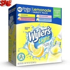 Wyler's Light Singles to Go Powder Packets Water Drink Mix Variety Pack