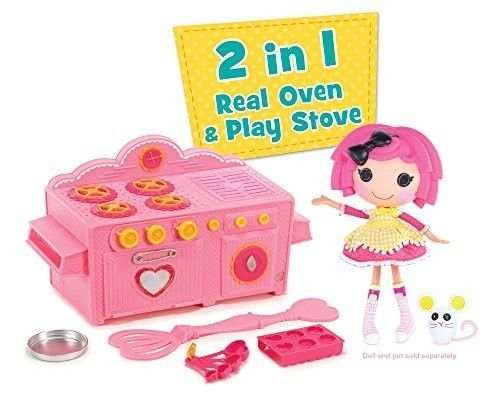 Kids Baking Oven Lalaloopsy Kitchen Play Toy Cooking Pink Real