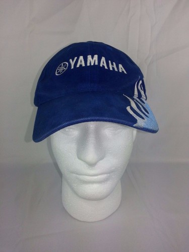 Yamaha Racing Flame Cap Hat Blue OSFM 