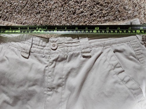 Consensus Authentic Heritage cargo shorts Size 34 Ivory Light Khaki - Picture 4 of 8
