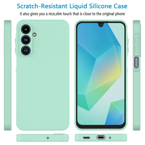 Für Samsung Galaxy A16 5G A15 A14 A13 Silikon Hülle Slim Cover + Displayschutz - Bild 13 von 41