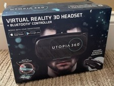 Utopia 360 VR Headset Wireless Bluetooth Controller - iPhone  Android