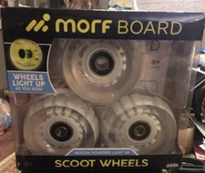morfBOARD LED Motion Powered Light Up Scoot Wheels Scooter by Jakks Pacific NEW