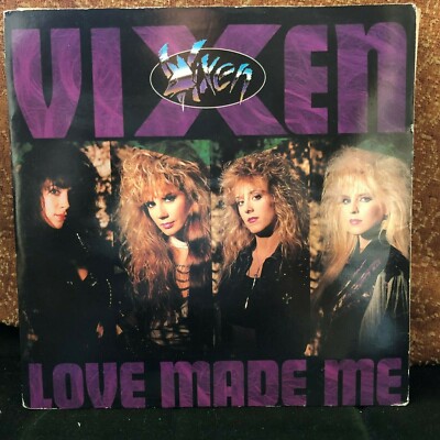 Vixen Love Made Me / Give It Away Soft Rock 1988 7'' vinyl Single 45 rpm Record