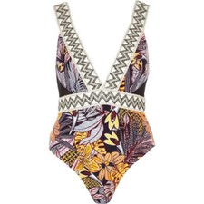 River Island plunge swimsuit