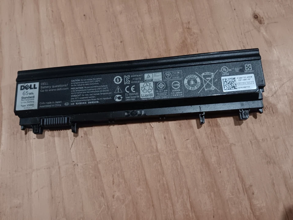 Batería VV0NF genuina 65Wh para Dell Latitude E5540 E5440 451-BBIE WGCW6 N5YH9 Foto 2 de 4