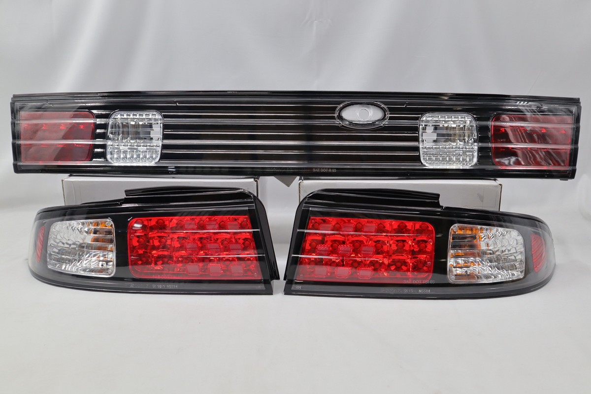 NEW SILVIA S14 240SX 1993-1998 Coupe 2D LED Tail Rear Light BLACK