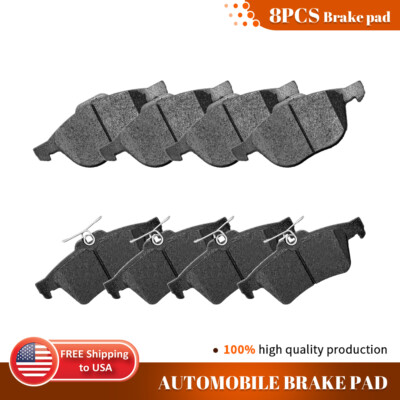 Front Rear Ceramic Brake Pads Kit For Ford Escape Focus Mazda 3 5 Volvo S40 V50