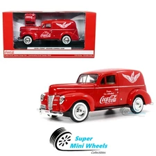 Motor City Classics 1:24 Coca-Cola 1940 Ford Delivery Van – Red