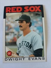1986 Topps #60 Dwight Evans Boston Red Sox