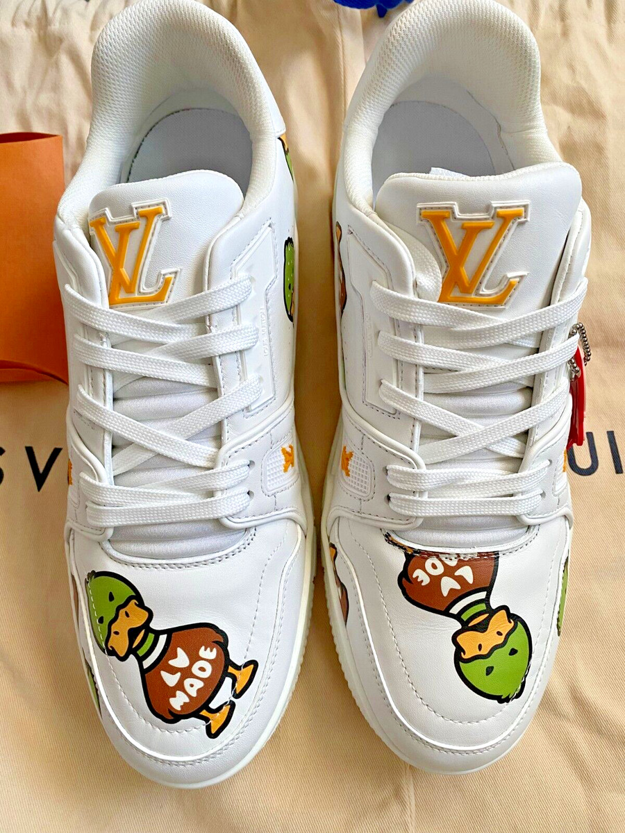 Louis Vuitton x Nigo Duck LV Trainer White 1A9JCC Men Size US 6