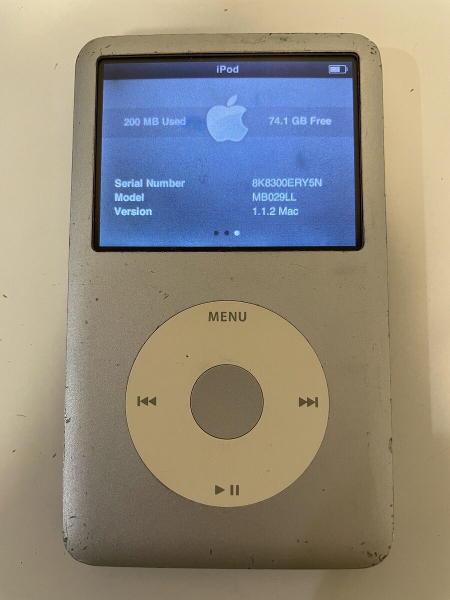 Apple iPod classic 6th Generation Silver (80 GB) Works Great Apple iPod classic 6th Generation Silver (80 GB) Works Great