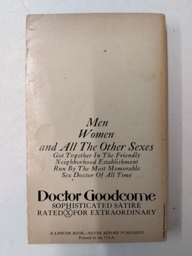 Doctor Goodcome - Rosemary Santini - X-Rated Satire PBK 1971 Lancer - Picture 3 of 3