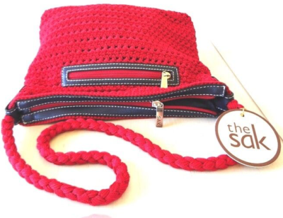 バッグ Beautiful condition Handbag The SAK . BEAUTIFUL CONDITION . Crocheted RARE in RED