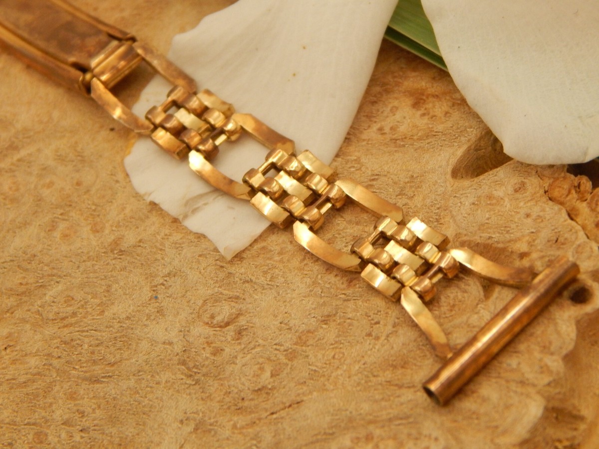 アクセサリー 70's original VMX Grove Vintage 16mm 18mm 19mm Gemex 10k Gold-Filled Unused Classic