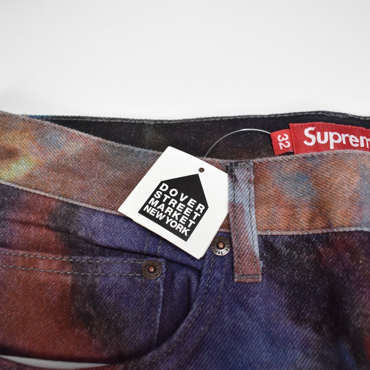 NWT Supreme Frank Frazetta Artwork Print Loose Fit Denim NWT Supreme Frank Frazetta Artwork Print Loose Fit Denim