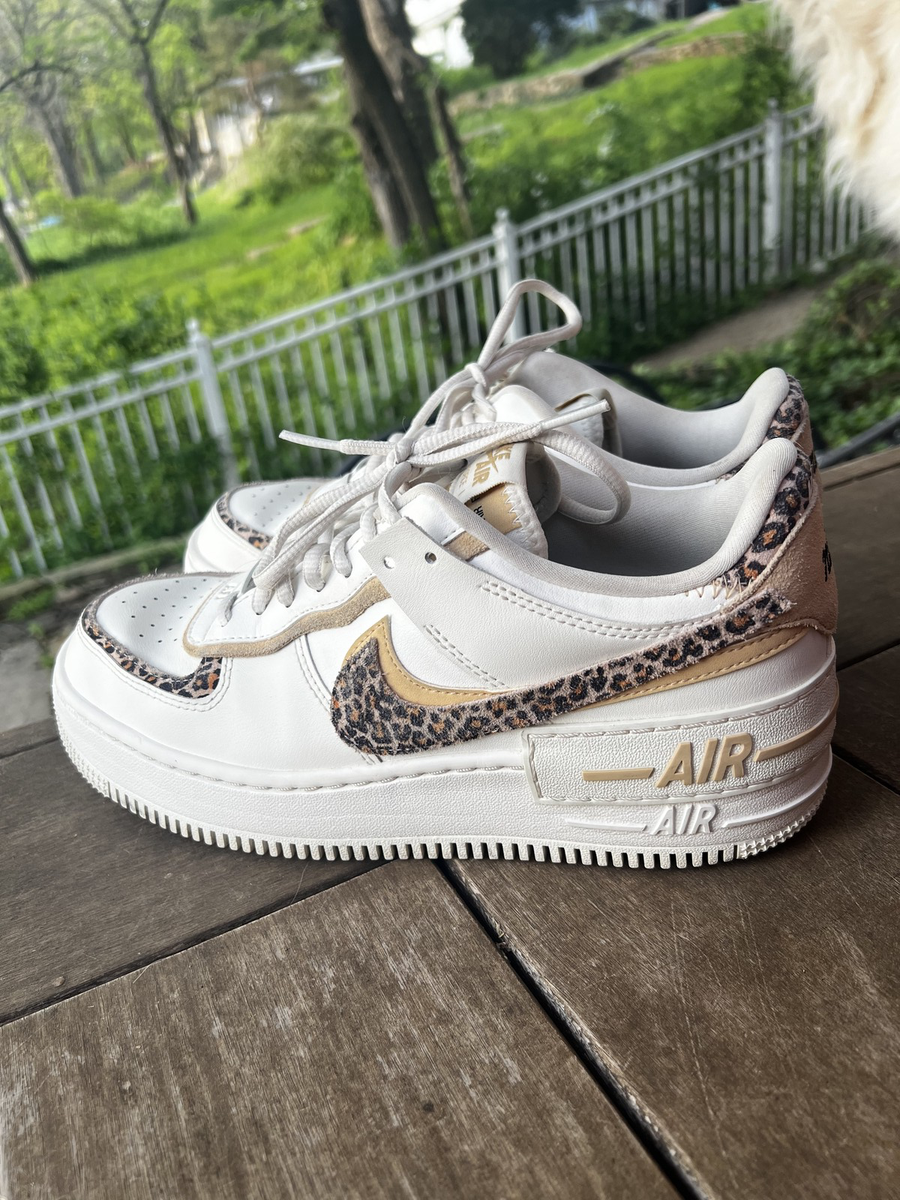 ☆大人気☆Nike Air Force 1 Shadow sail white/leopard Size 9.5 - Nike Air Force 1 Shadow Leopard W for sale online
