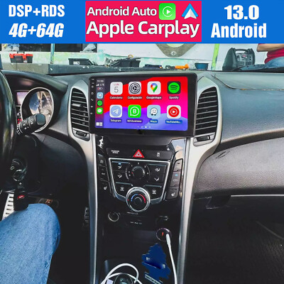 4+64GB Android 13 For Hyundai Elantra GT 2013-2017 Car Stereo Radio Carplay GPS