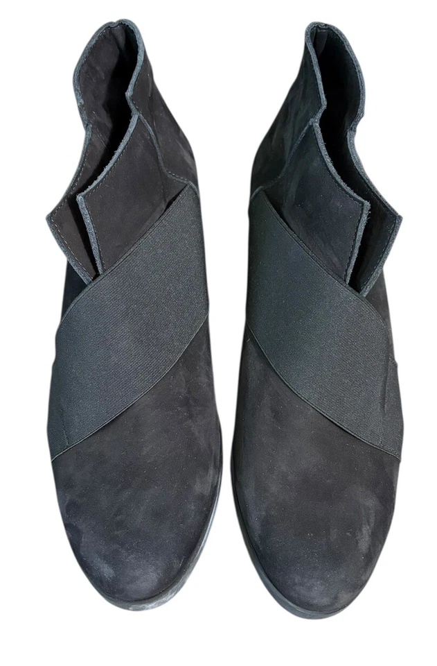 Botín sin cordones de gamuza de cuero Tatebo negro Arche talla 38 (US 7) Foto 2 de 4