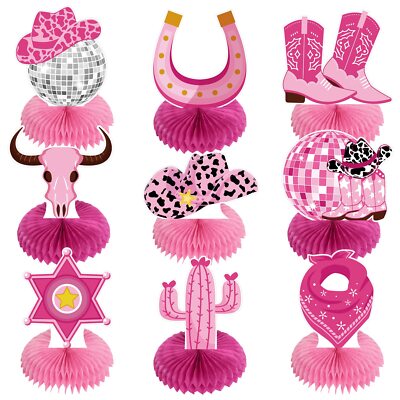 Augweyang Fournitures De Décoration De Fête De Cowgirl Occidentale Avec