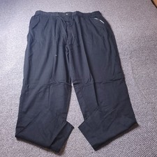 KingSize Pants Mens 4XL B x37 Big Tall Black Chino Khaki Cotton