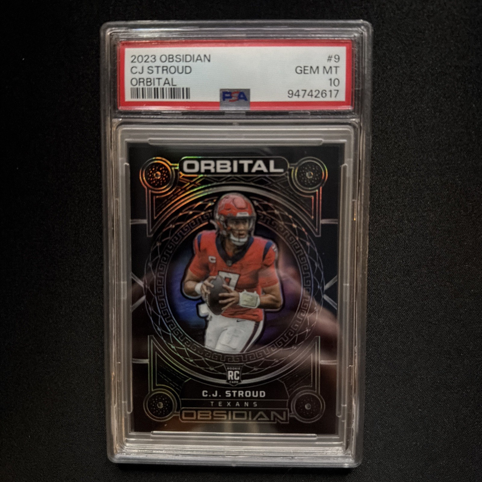 CJ Stroud Panini Obsidian Orbital #9 Base