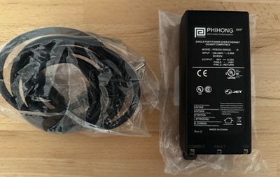 Phihong POE20U-560(G)-R Gigabit PoE Injektor 56V Meraki Cisco 802.3af  Neu 