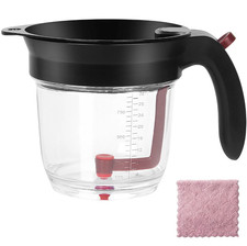4-Cup Gravy Fat Separator With Bottom Release...