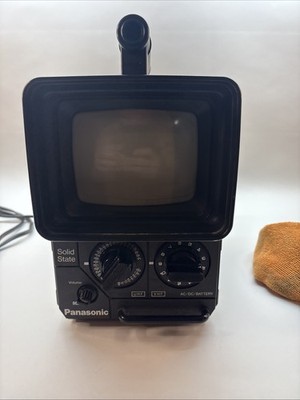Panasonic TR-555 Portable Solid State TV w/ TY-175P Adapter +