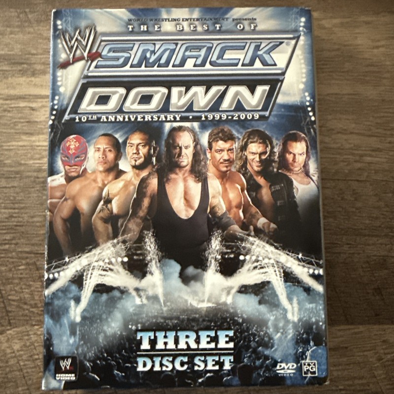 WWE The Best of Smackdown 10th Anniversary 1999-2009 (DVD, 2009, 3-Disc Set)