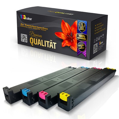 4x Tonerkartuschen für Sharp MX 2600 N Black Cyan Magenta - Laser Pro Serie