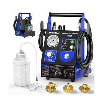 MR CARTOOL F109 Automatic Brake Bleeder Kit 110V Electric Brake Fluid Bleeder...