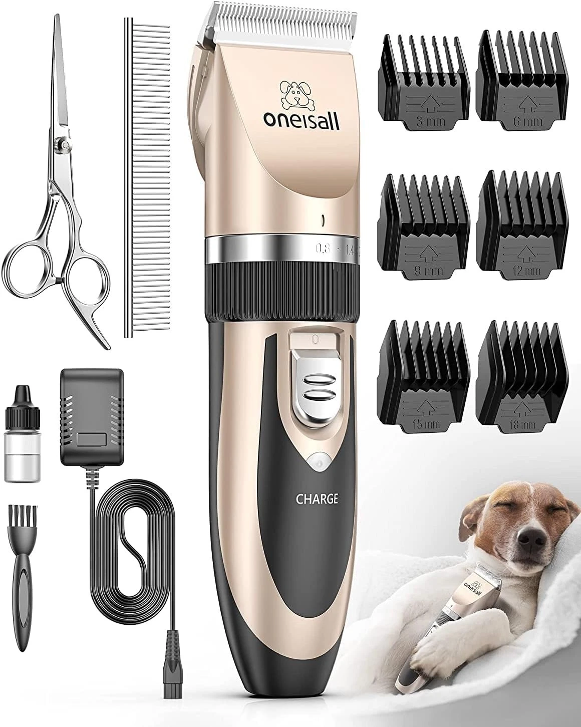 12V Professional Dog Clippers for Grooming, Electric Sheep Shears Pet Grooming