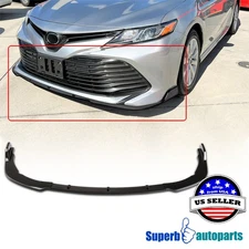 Fits 2018-2020 Toyota Camry SE XSE Glossy Black Front Lip Lower Spolier Splitter