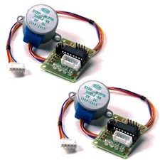 2 x 28BYJ-48 DC 5V Stepper Motor Kit with ULN2003 Driver Board for Arduino Ra...