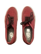Vans Lo Pro Maroon Burgundy Canvas Sneakers 6.5