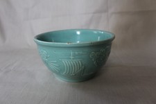 Robinson Ransbottom Pottery Bowl 1930's Zephyrus/North Wind #300 USA 6