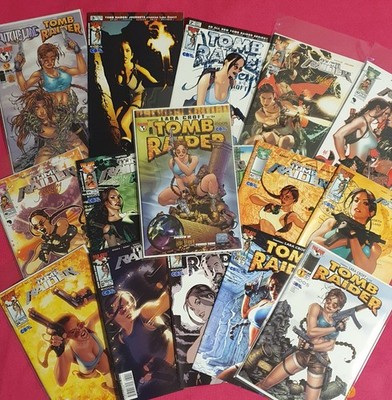 Lara Croft Tomb Raider Comic Sammlung, Top Cow, Image, Adam Hughes Cover