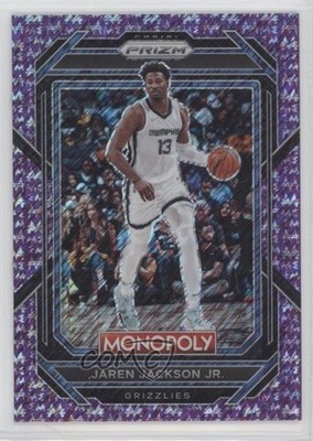2022 Panini Prizm Monopoly Purple Money Shimmer 42/50 Jaren Jackson Jr #45 04ag