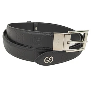 Ceinture Gucci Guccishima noire 523306