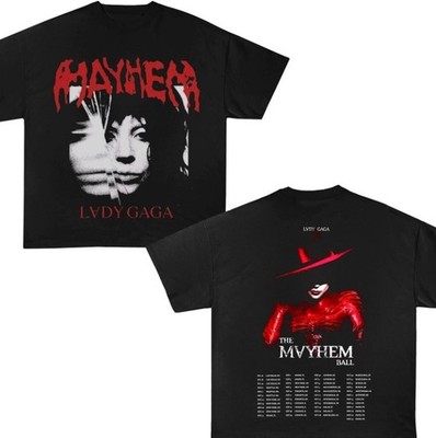 Lady Gaga MAYHEM BALL SS TEE Lady Gaga the Mayhem Ball Tour Shirt