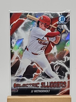 2026 Bowman Chrome #ES-12 JJ Wetherholt Electric Sluggers Cardinals 