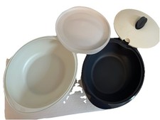 Tupperware - Thermo-Duo Behälter - 4 tlg. -  2,1 l / 1,5 l - grau weiß