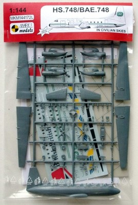 Mark I Models MKM144172L 1:144 Hawker-Siddeley HS.748/BAe.748 'In Civilian Skies