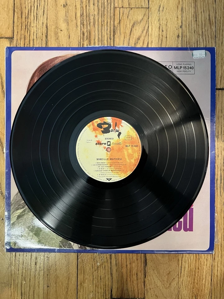 Mireille Mathieu Stern Musik Vinyl LP - Image 2 of 4